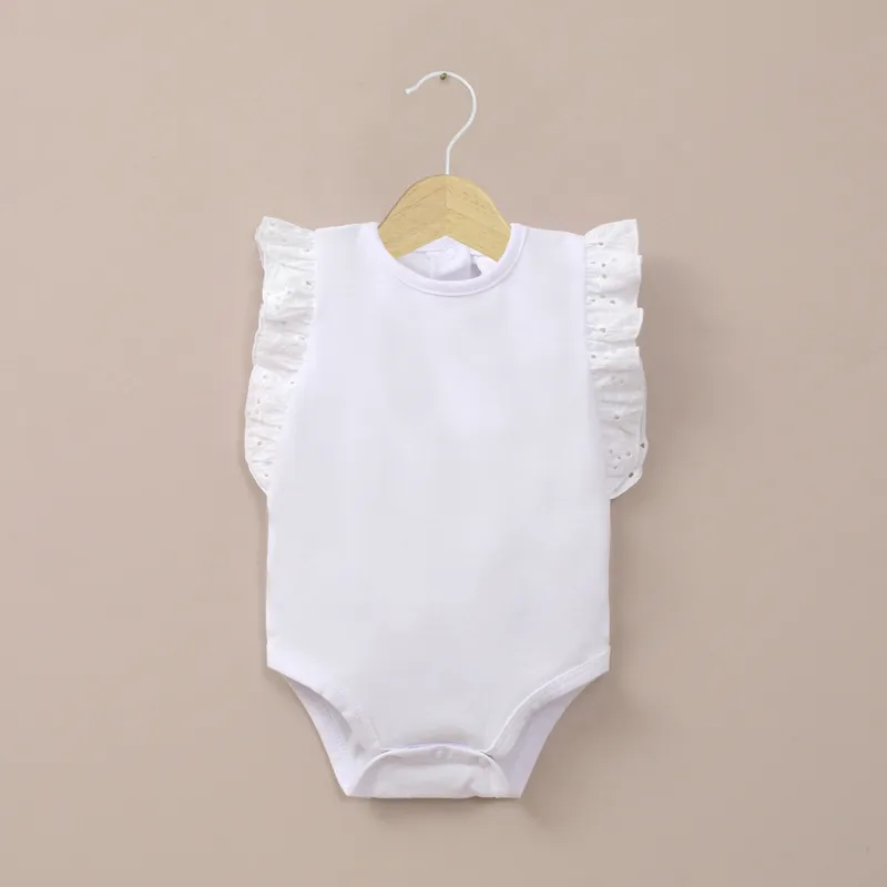 OPALINE - Body vuelos blanco de bebé niña