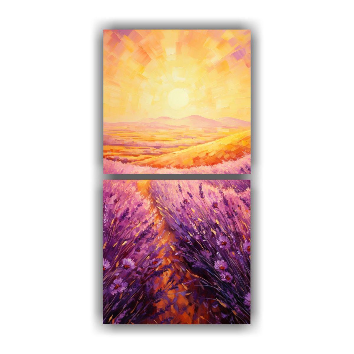 GENERICO - Pintura Decorativa Ilustrada Abrazo Cálido En 70x140 Cm