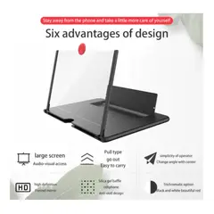 GENERICO - Lupa Para Celulares Amplificador Vídeo Pantalla Móvil