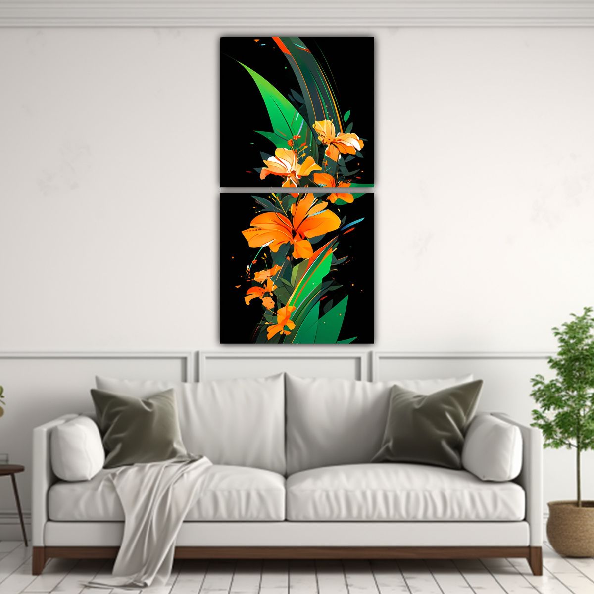 GENERICO - Pinturas Decorativas Neonoir Estilo Interiores En 70x140 Cm