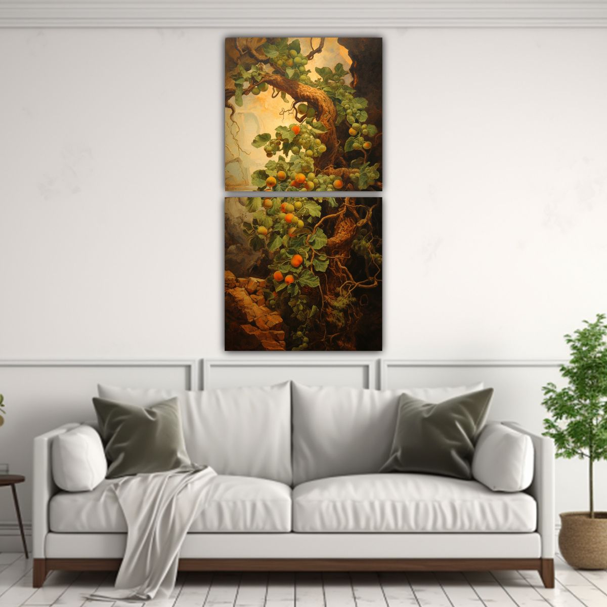 GENERICO - Pintura Abstracta De Alta Calidad Sobre Lienzo 80x160 Cm