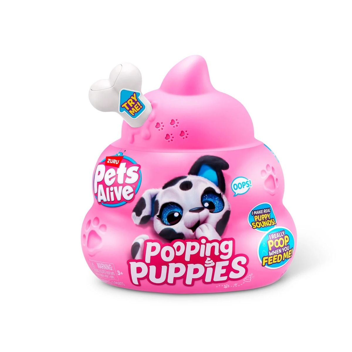 ZURU - Peluche interactivo Pets Alive perrito que hace popó