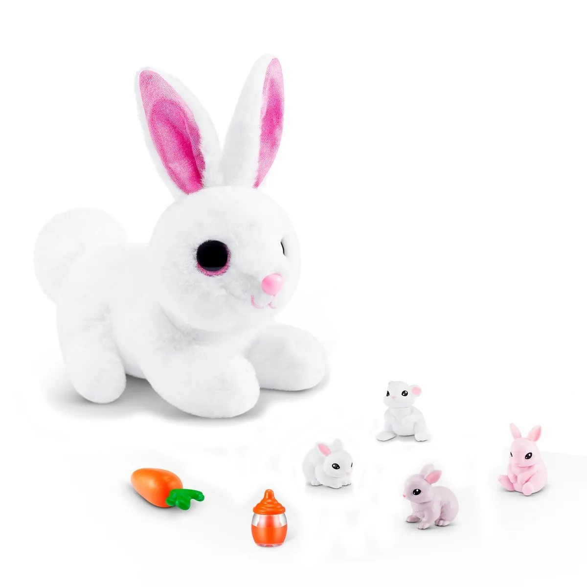 ZURU - Peluche Mama y Bebé Conejo Sorpresa Pets Alive para bebé