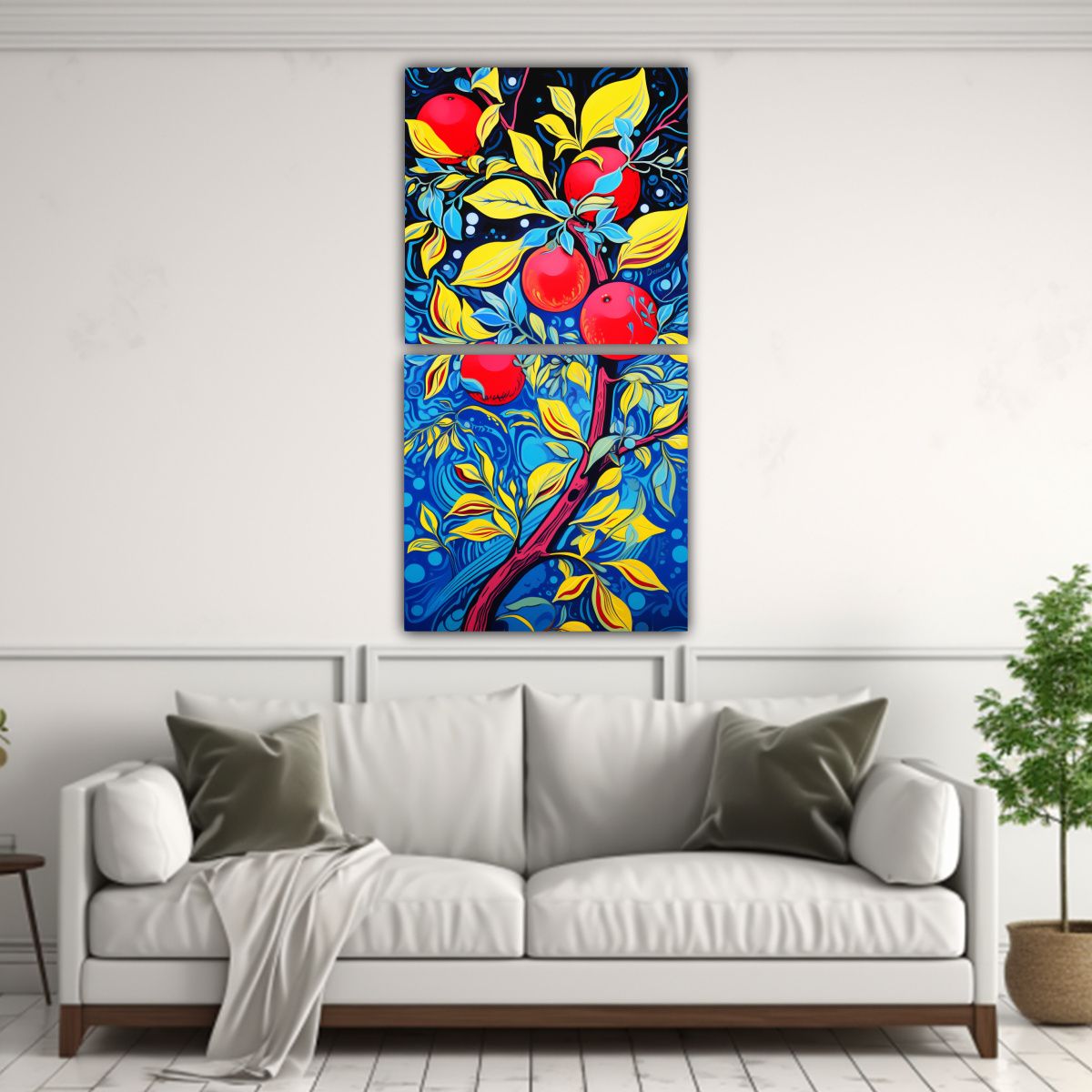 GENERICO - Pinturas Abstractas Estrelladas En Lienzo 80x160 Cm