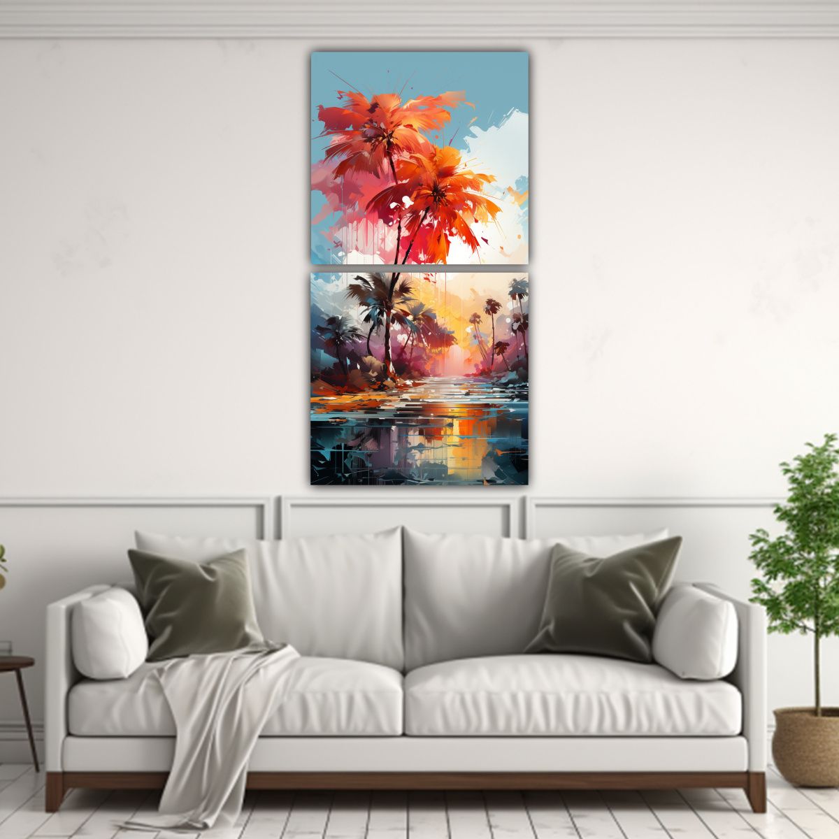 GENERICO - Cuadro De Exposición De Impresión En Lienzo Con 80x160 Cm