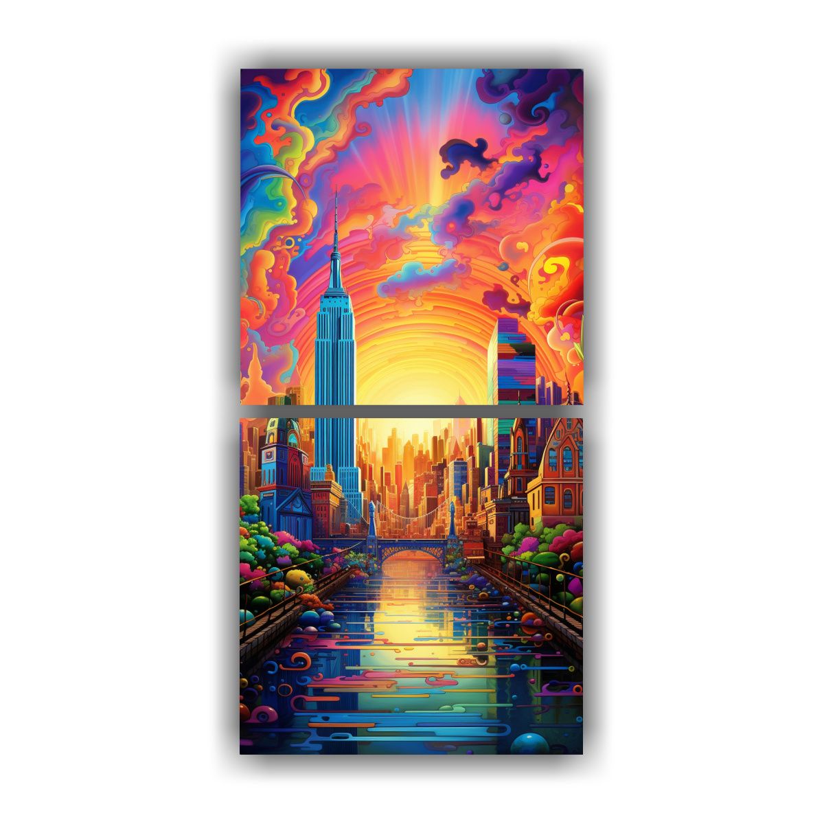 GENERICO - Pintura Decorativa Innovadora Que Celebra La Nua 80x160 Cm