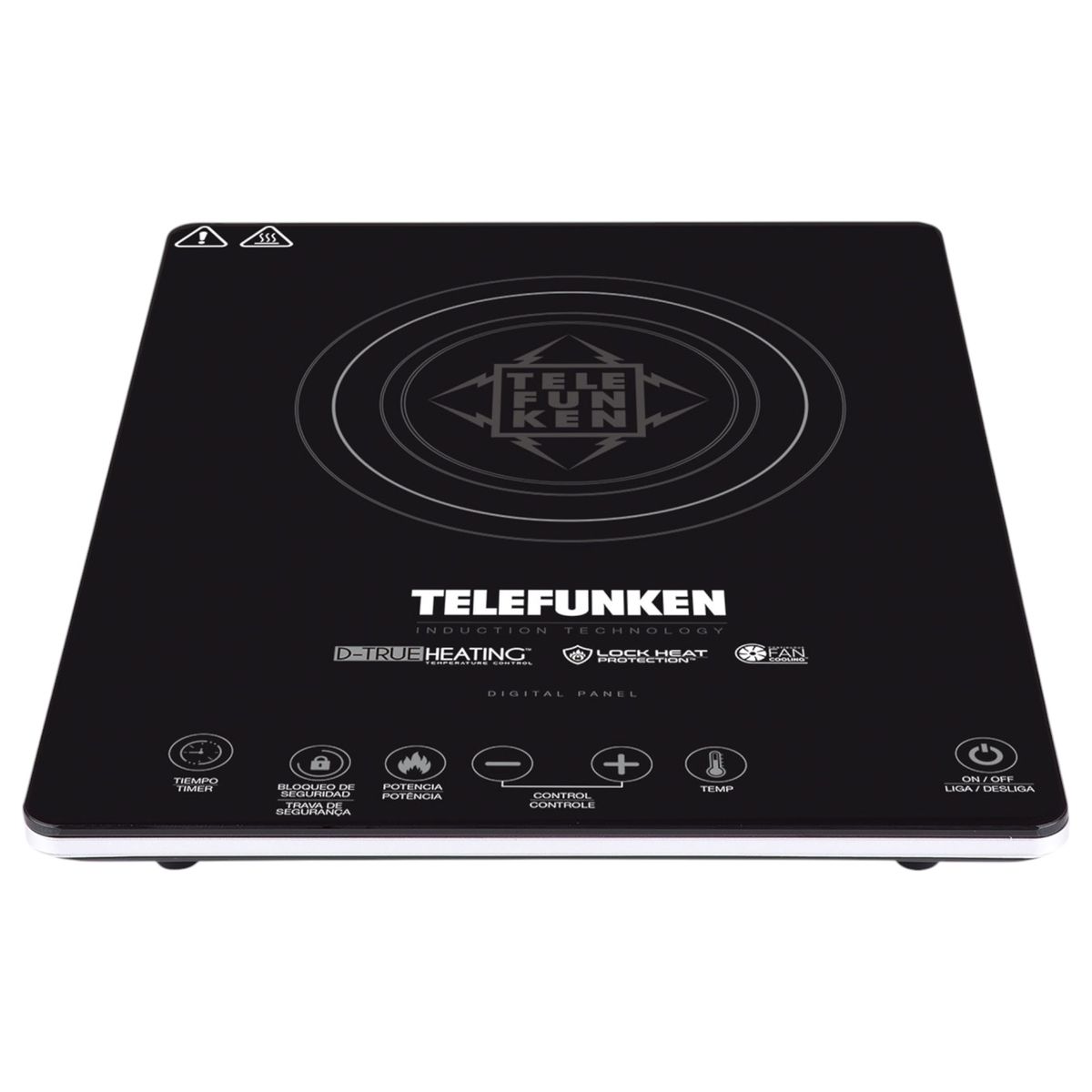 TELEFUNKEN - Cocina Eléctrica Encimera de Inducción Touch 2100W 60° - 240°Max