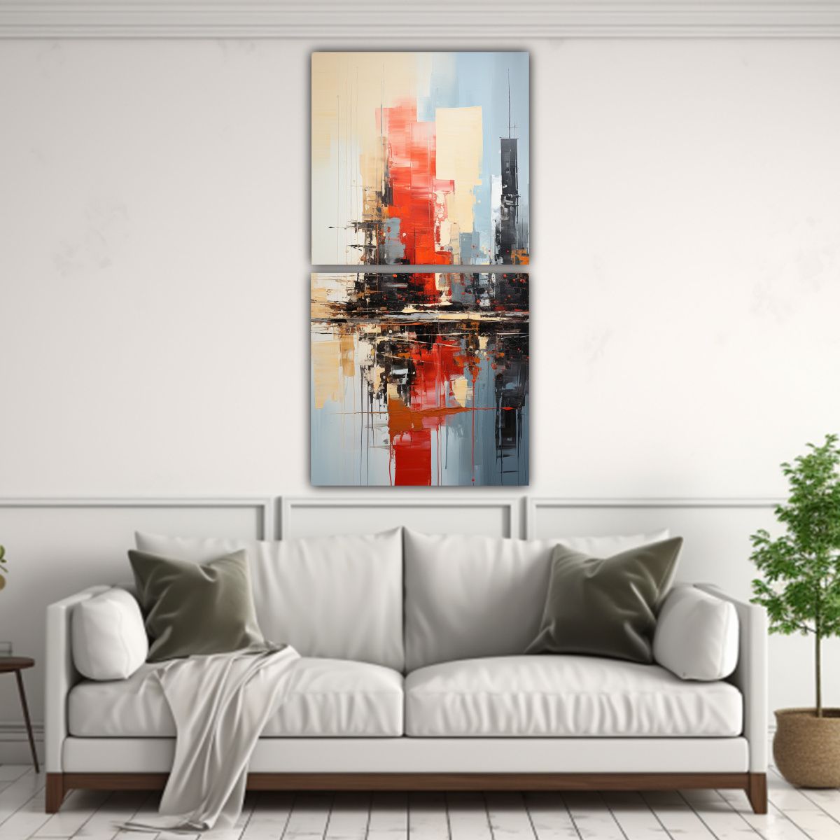 GENERICO - Pinturas Decorativas Expresivas Y Audaces Con 70x140 Cm