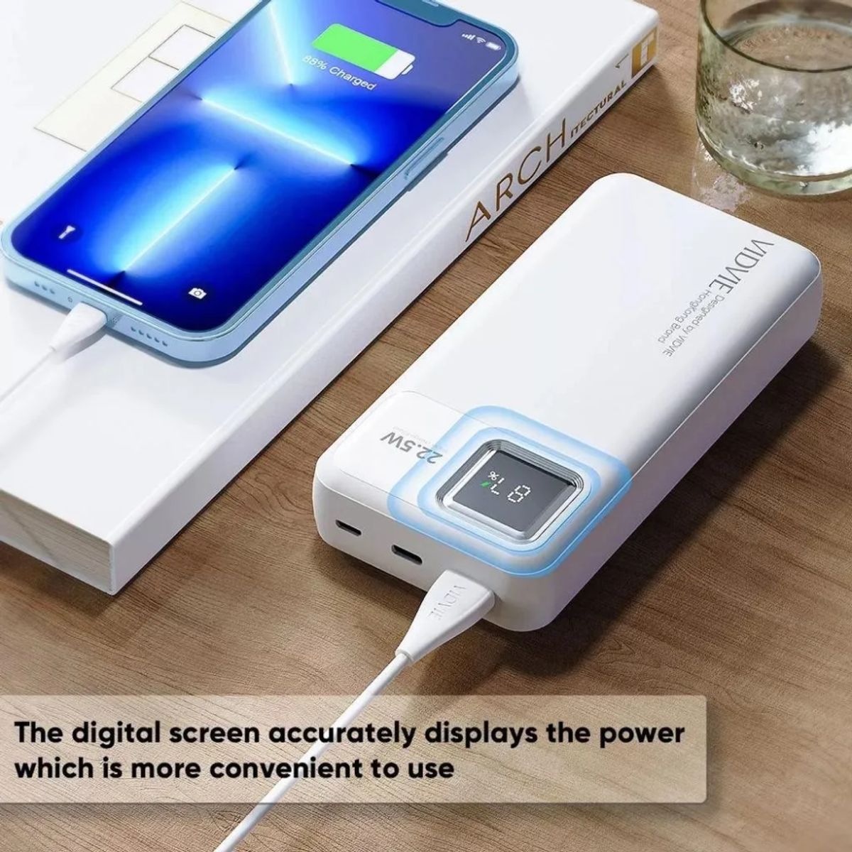 GENERICO - Power Bank Carga Super Rápida 4.0 Pb768 Portátil 20000mah