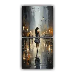 GENERICO - Cuadro Espectacular Impresionista Rectangular De 80x160 Cm