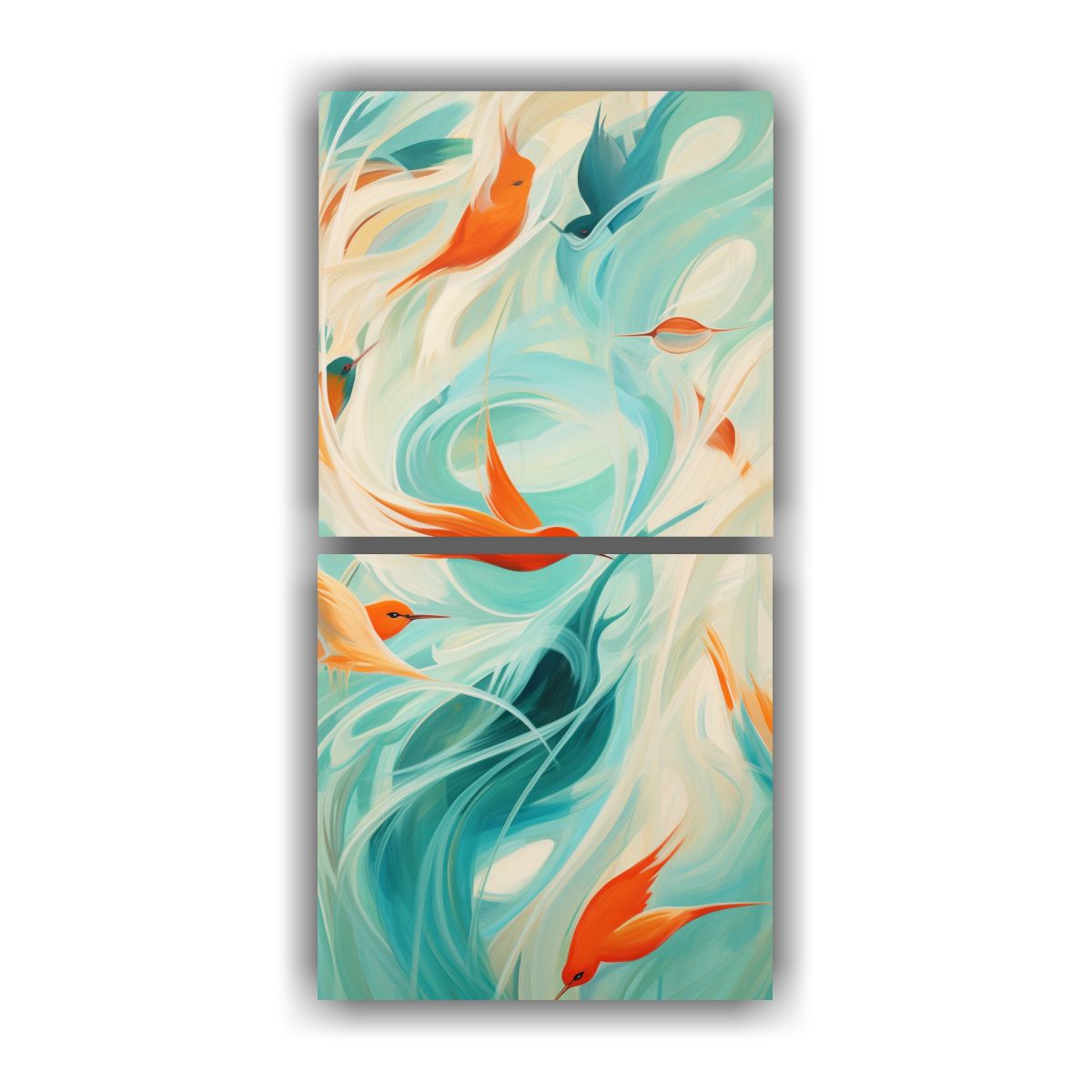 GENERICO - Cuadros De Decoración Formados Por Patrones 70x140 Cm