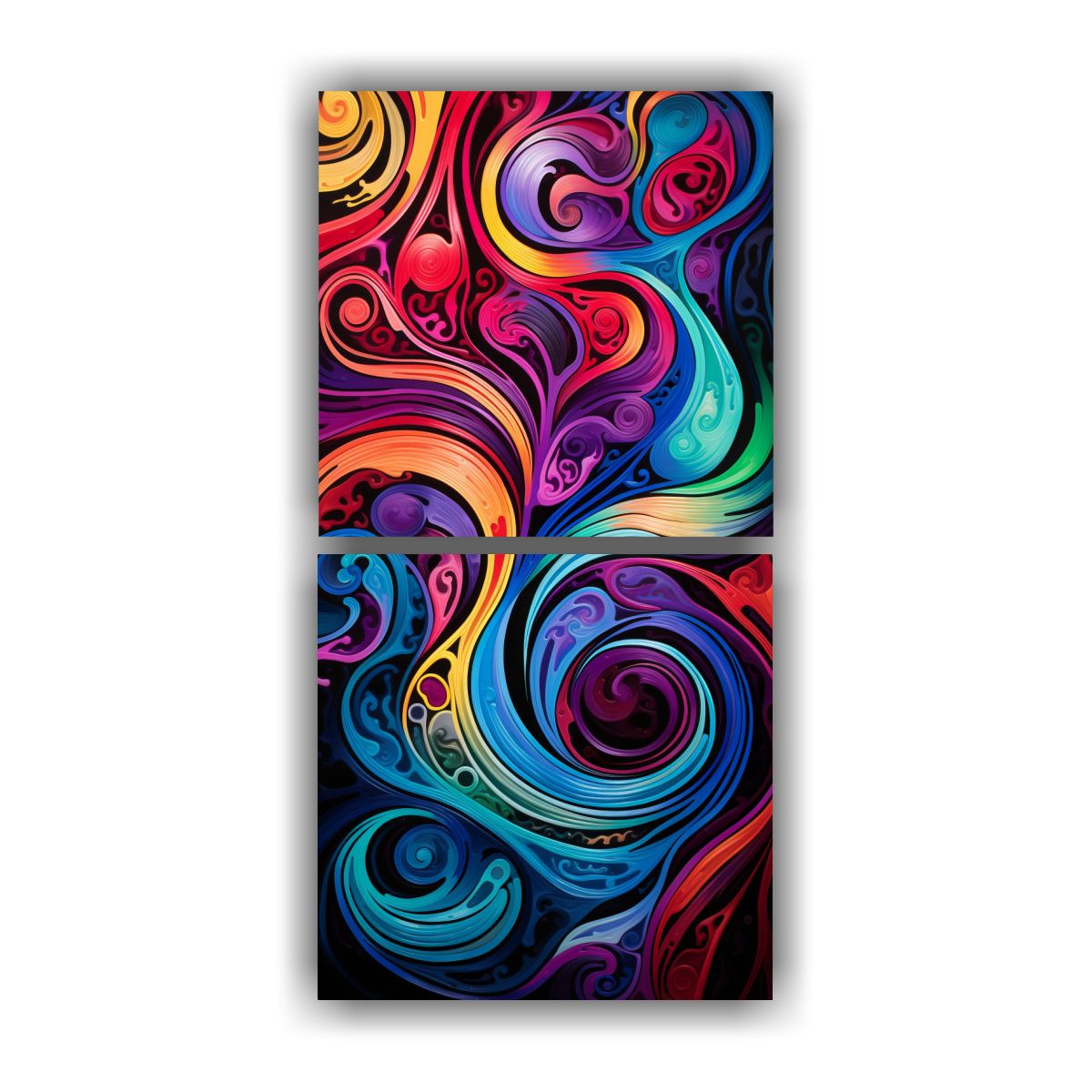 GENERICO - Arte Decorativo De Patrones Abstractos Y 80x160 Cm