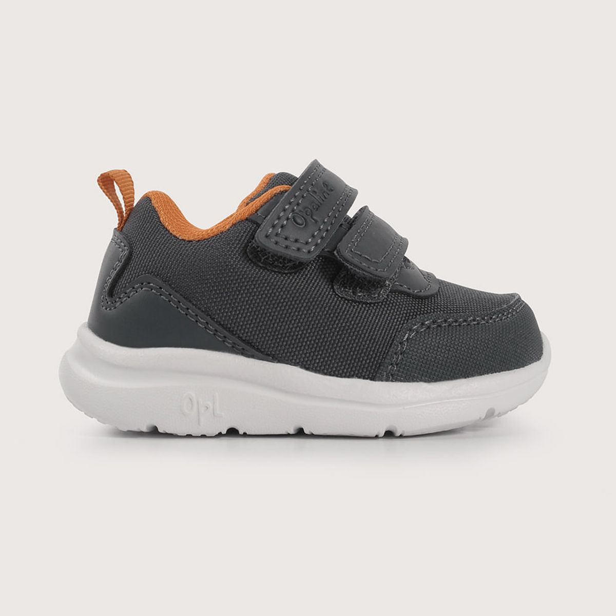 OPALINE - Zapatilla primeros pasos deportiva gris de niño