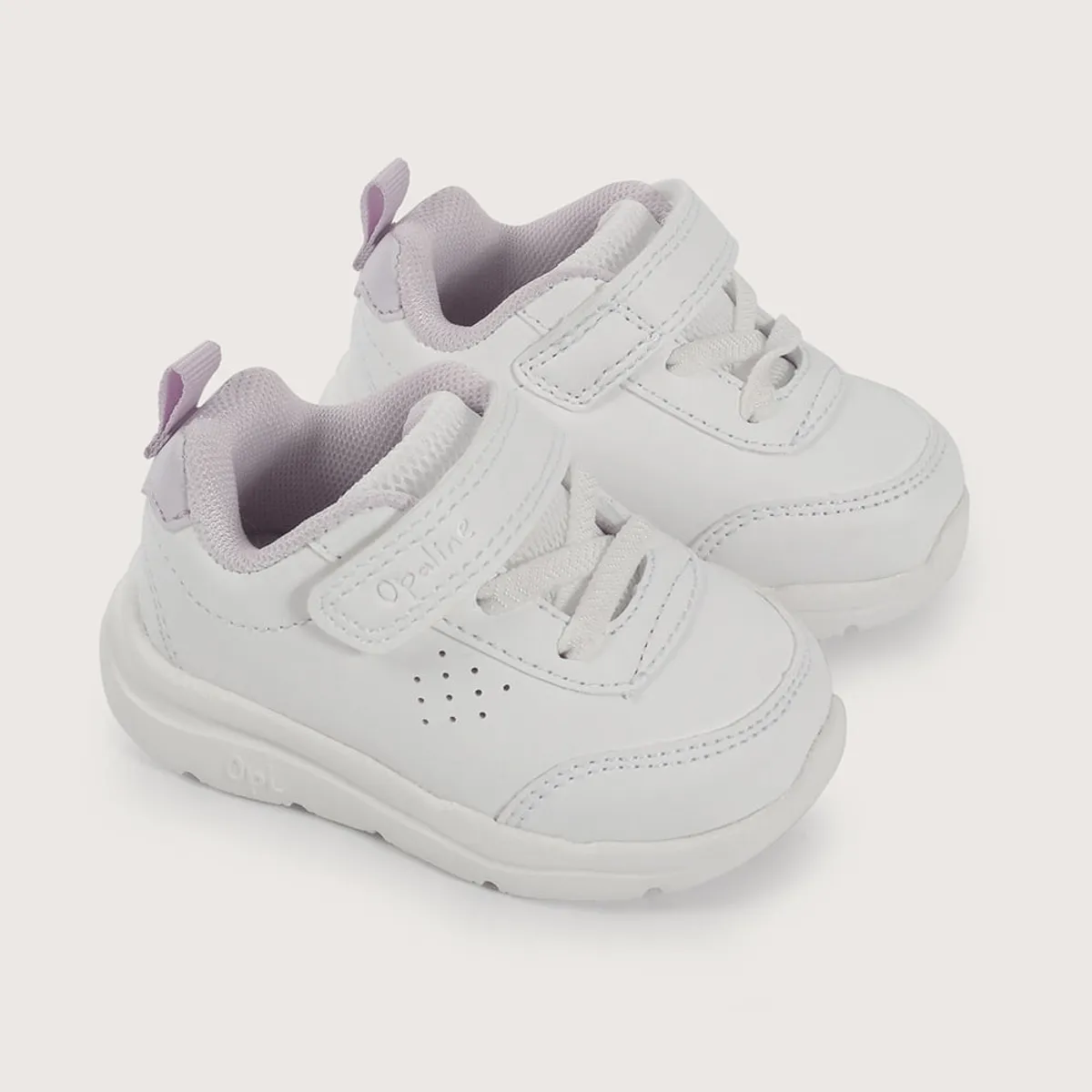 OPALINE - Zapatilla primeros pasos deportiva blanca de niña