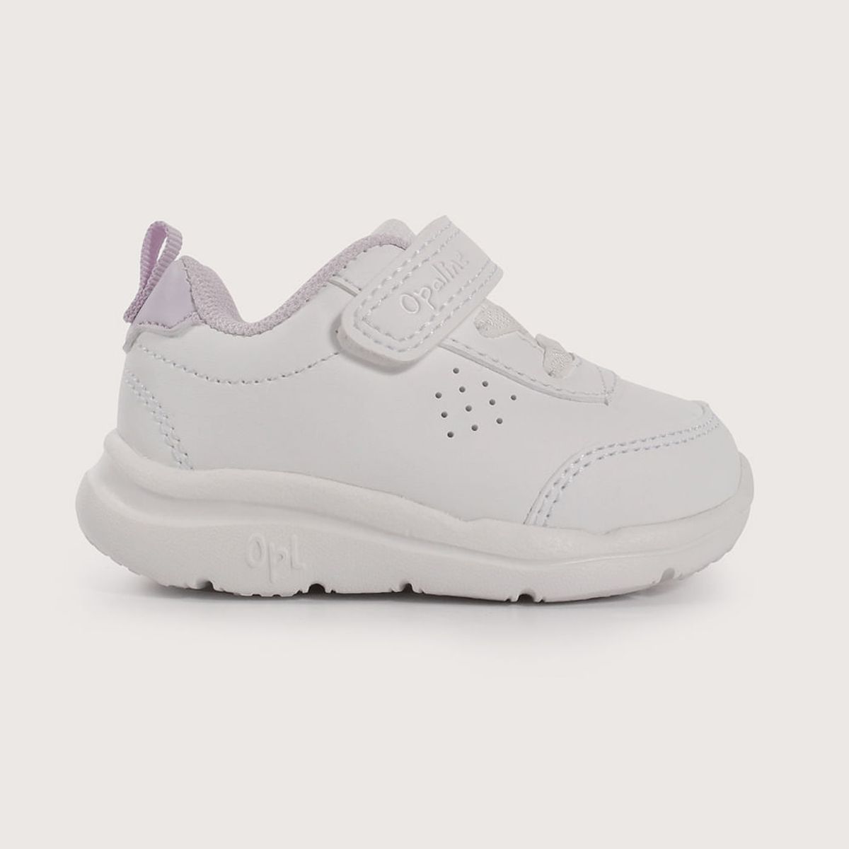 OPALINE - Zapatilla primeros pasos deportiva blanca de niña