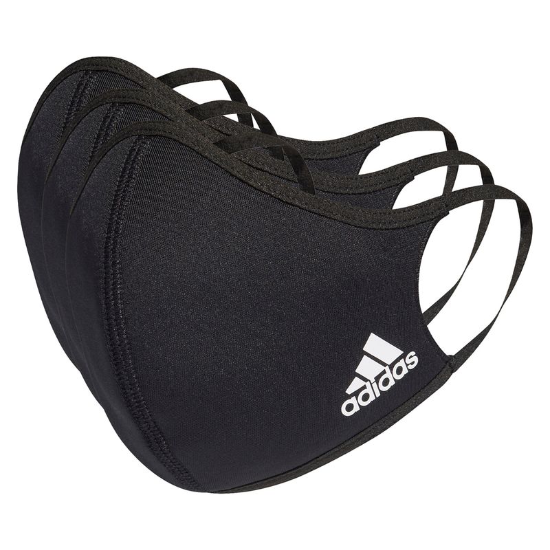 ADIDAS - Mascarilla Negra Tela Suave 3 Unidades M/L Adidas