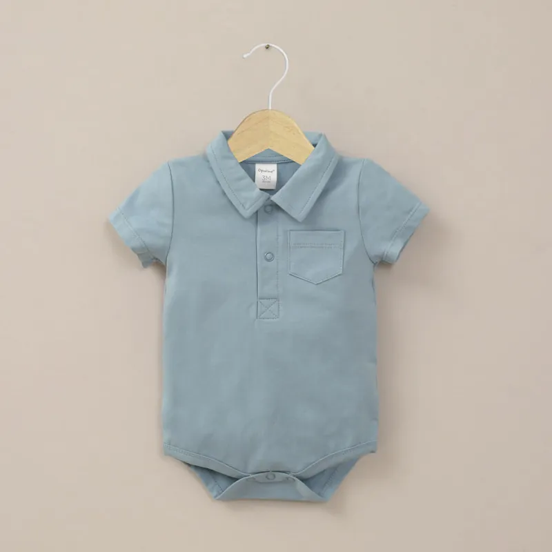 OPALINE - Body azul de bebé niño