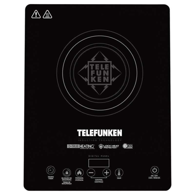 TELEFUNKEN - Cocina Eléctrica Encimera de Inducción Touch 2100W 60° - 240°