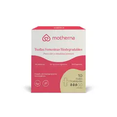 MOTHERNA - Toallas femeninas biodegradables Ultradelgada