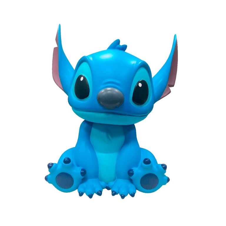 Figura alcancia stitch 15 cms - azul