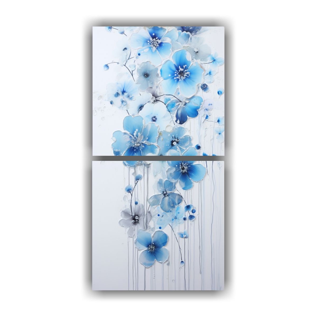 GENERICO - Pintura Acrílica Impactante Con Líneas Finas 80x160 Cm