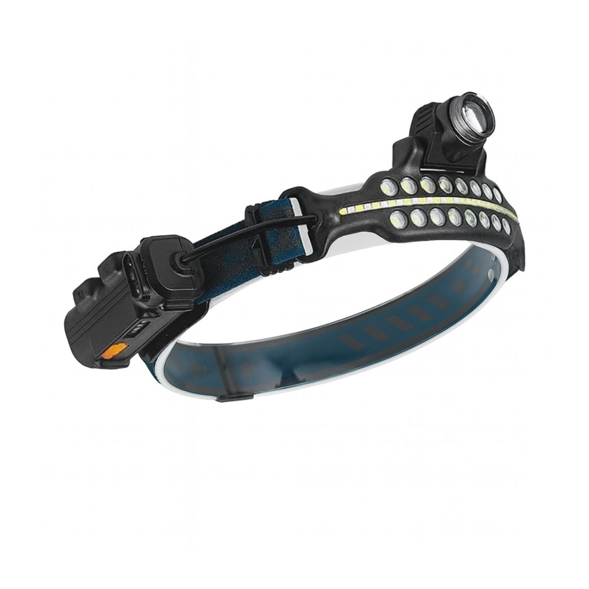 GENERICO - Linterna Frontal Led Multiusos Recargable Minera De 1200 Lm