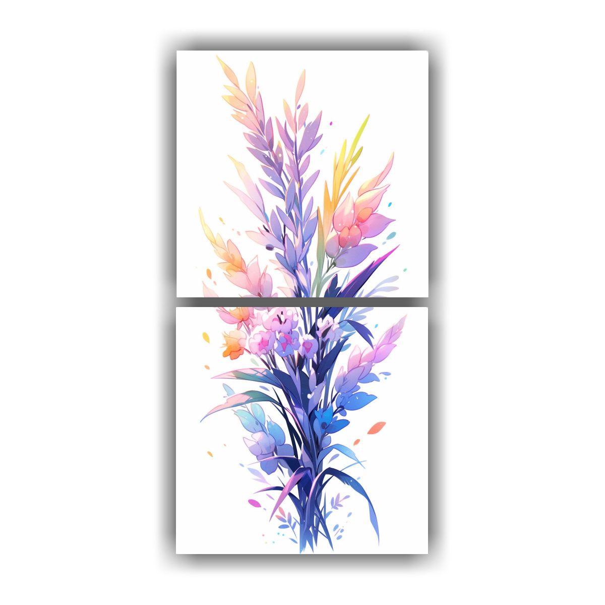 GENERICO - Conjunto 2 Lienzos Colores Para Cocina Con Granos 70x140 Cm