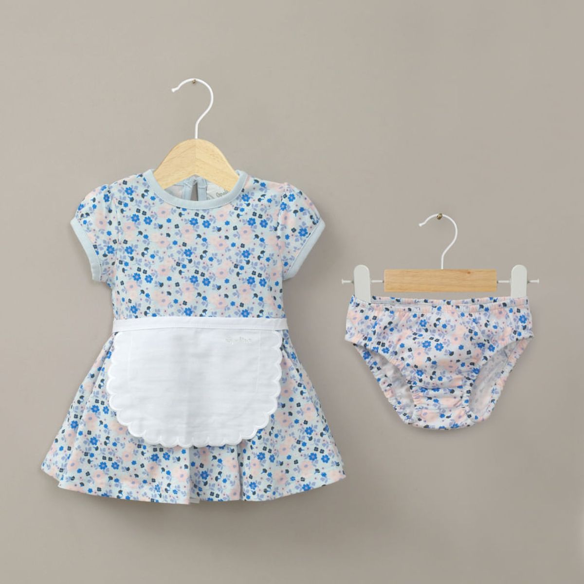 OPALINE - Vestido fiestas patrias celeste de bebé niña