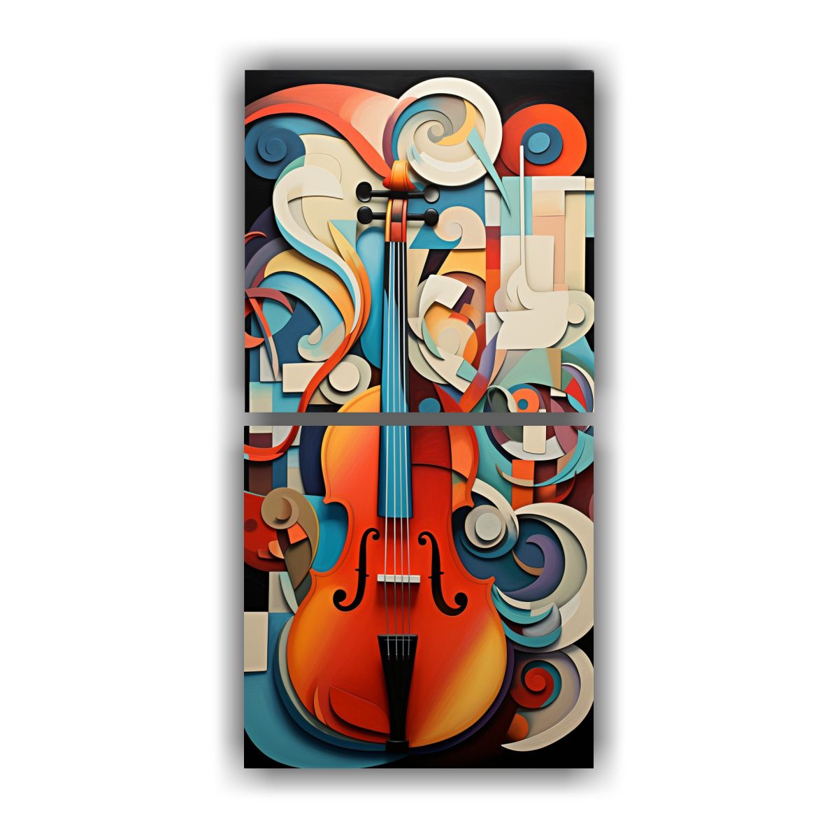 GENERICO - Pinturas Temáticas De Arte Abstracto Y Música 70x140 Cm