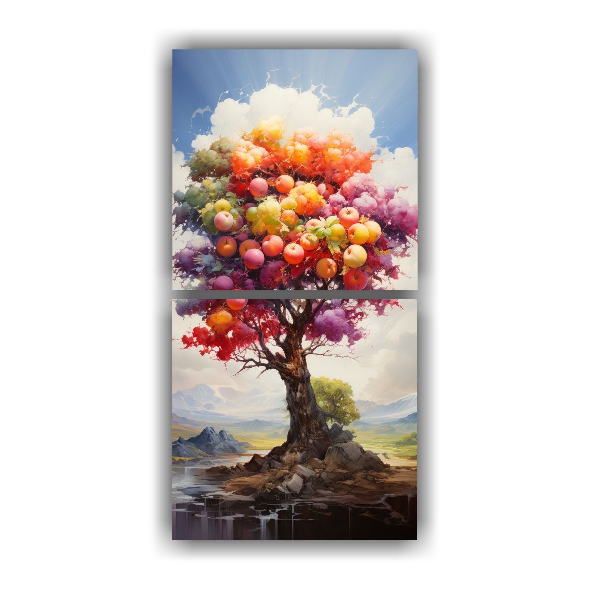 GENERICO - Artes De Pared Decoración Contraste A Todo 70x140 Cm