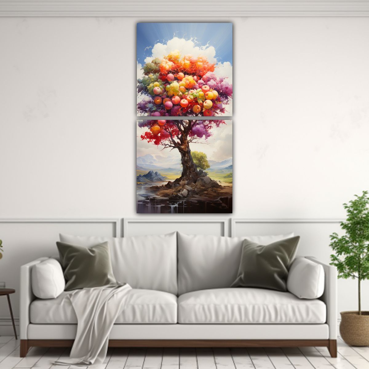 GENERICO - Artes De Pared Decoración Contraste A Todo 70x140 Cm