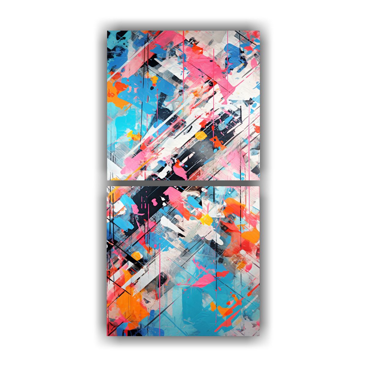 GENERICO - Artes De Pared Moderno Texturizado Para Oficina 70x140 Cm