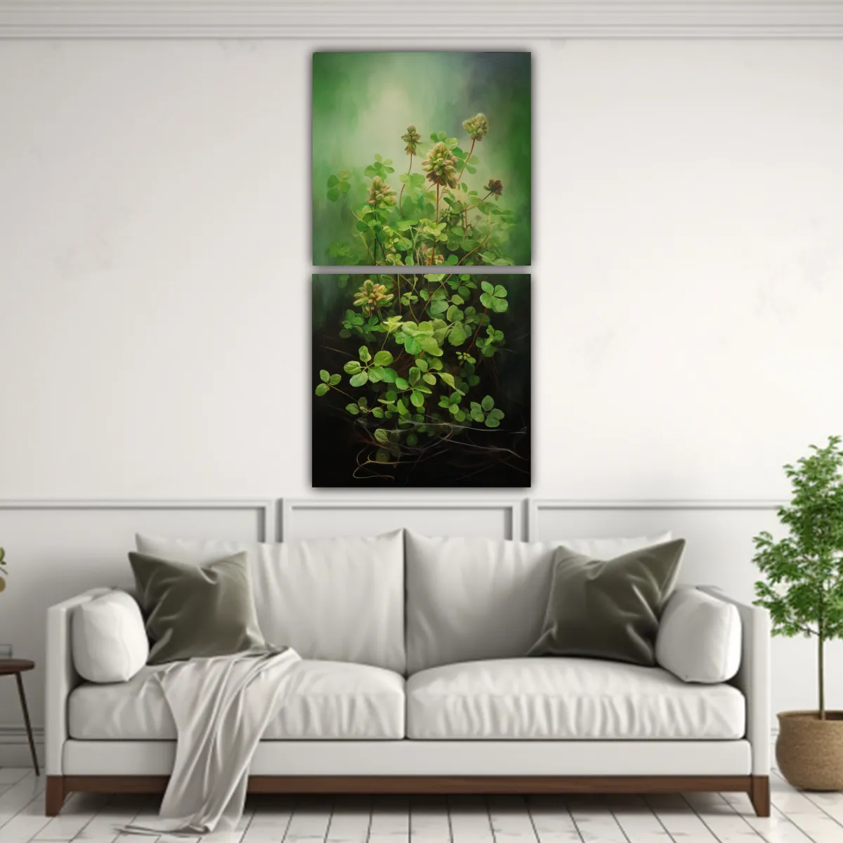 GENERICO - Pintura Abstracta Detallada Al óleo Calidos 70x140 Cm