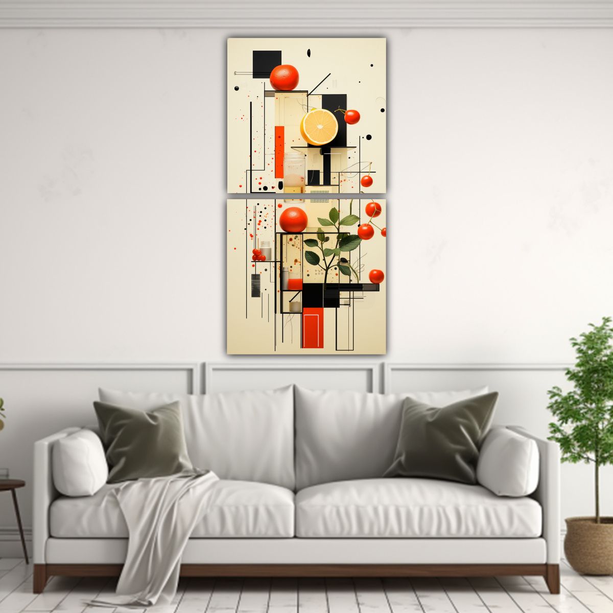 GENERICO - Cuadros Modernos De Vitalidad Minimalista Con 80x160 Cm