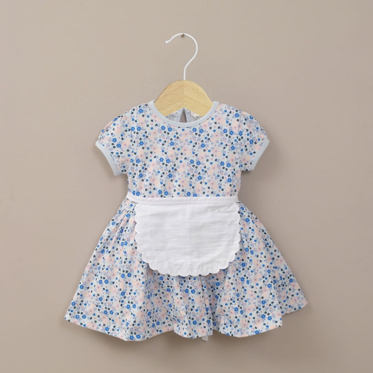 OPALINE - Vestido fiestas patrias celeste de niña