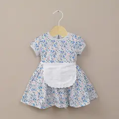 OPALINE - Vestido fiestas patrias celeste de niña