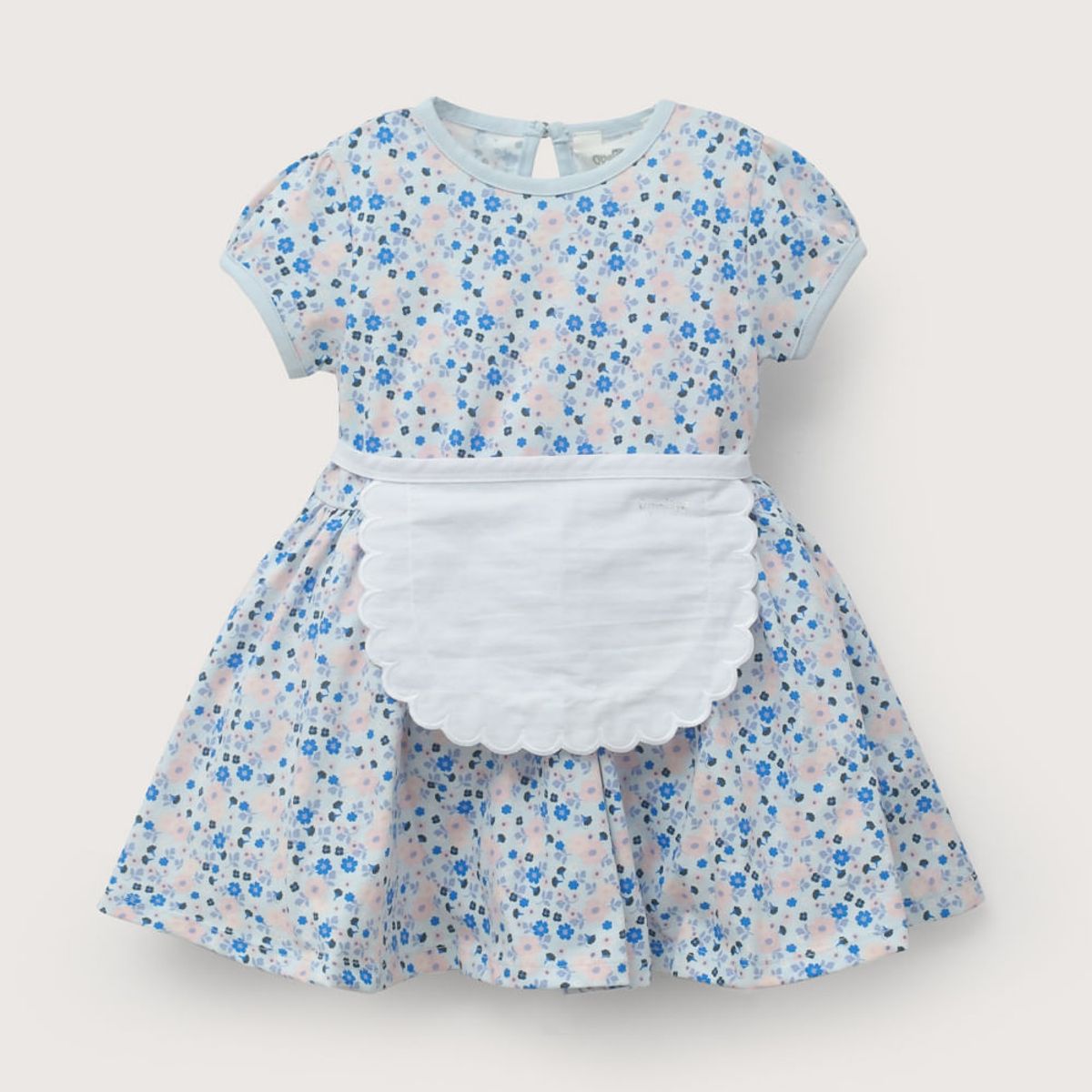 OPALINE - Vestido fiestas patrias celeste de niña