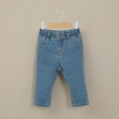 Imagen 1 del producto Jeans jogger azul de niña