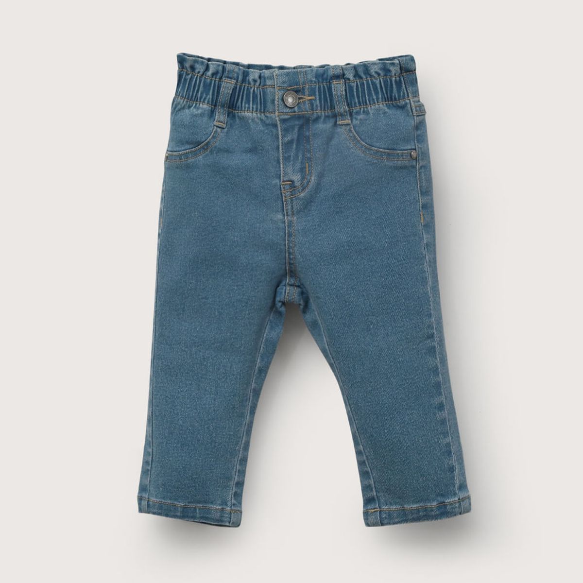 OPALINE - Jeans jogger azul de niña