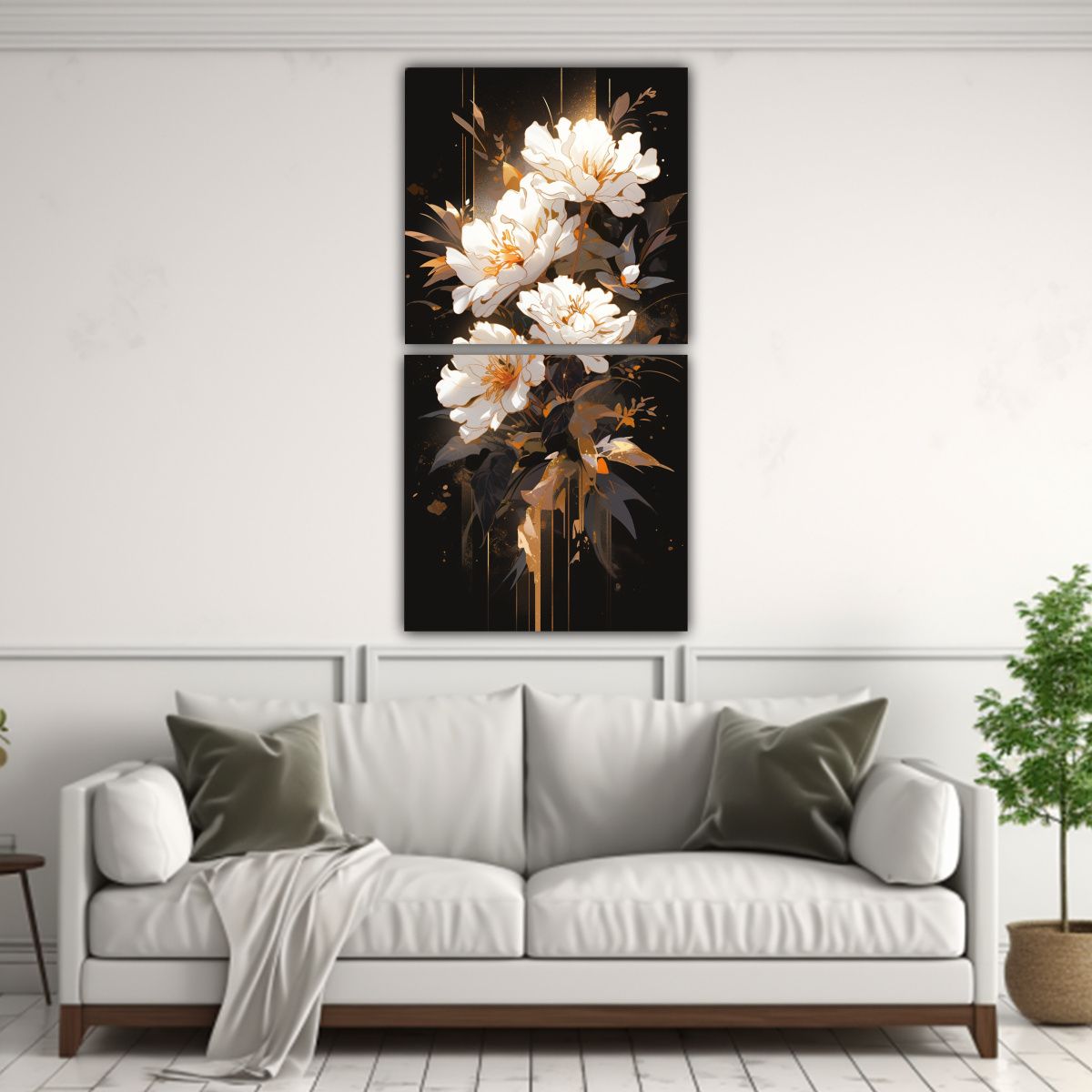 GENERICO - Lienzos De Tela Colores Calma Con Ambiente 80x160 Cm