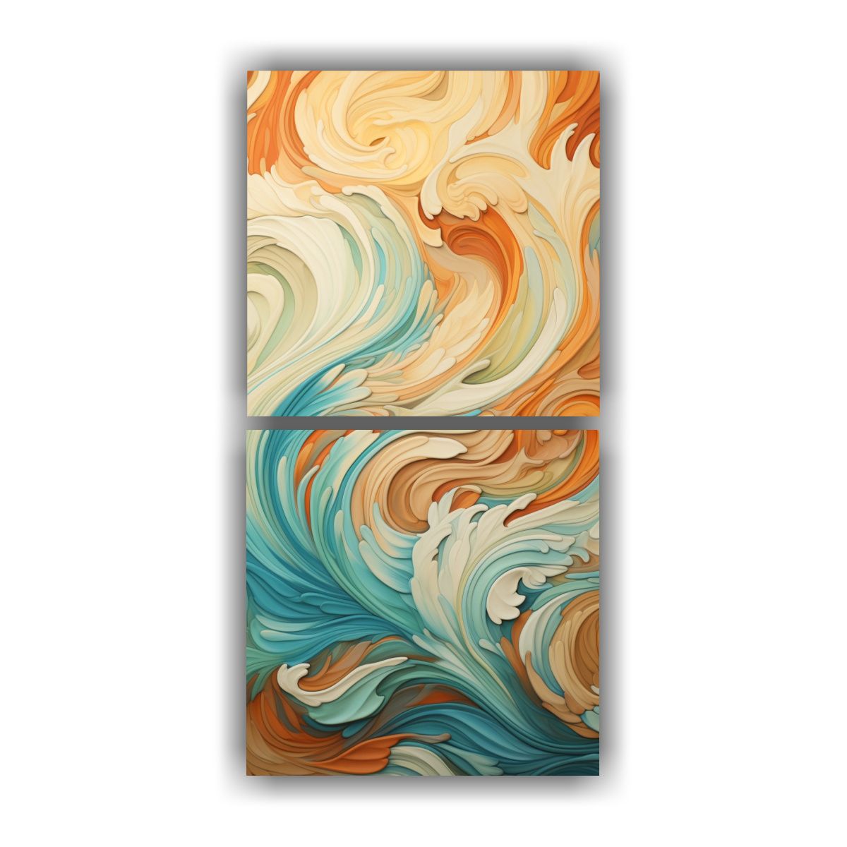 GENERICO - Patrones Abstractos Inspirados En El Flujo O 70x140 Cm