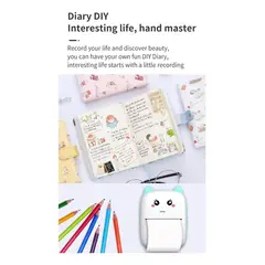 GENERICO - Mini Impresora Térmica Portátil Bluetooth 4.0