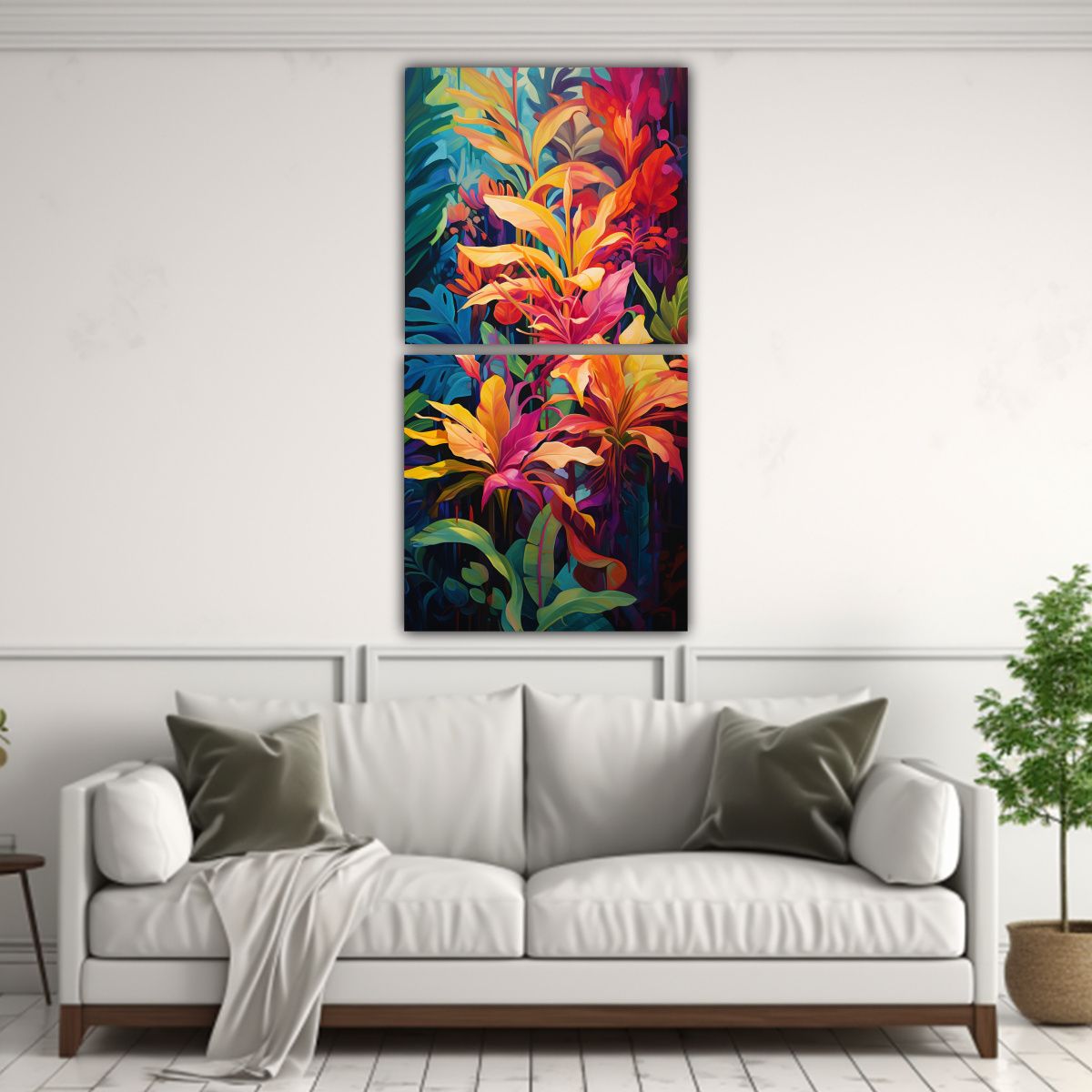 GENERICO - Pinturas Decorativas De Pared En Tela Sublimada 70x140 Cm