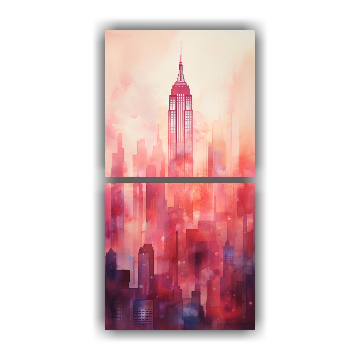 GENERICO - Pinturas Decorativas Elegantes De Manhattan Con 80x160 Cm