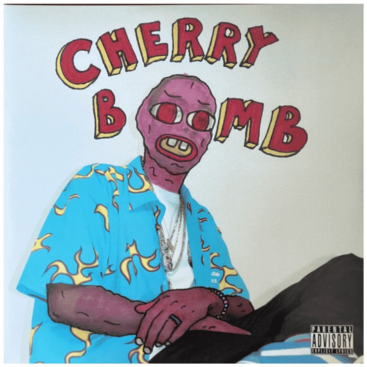 HITWAY MUSIC - TYLER THE CREATOR - CHERRY BOMB MASK COVER 2LP CLEAR VINYL BLUE BOOKLET 140 GRAM VINYL - VINILO