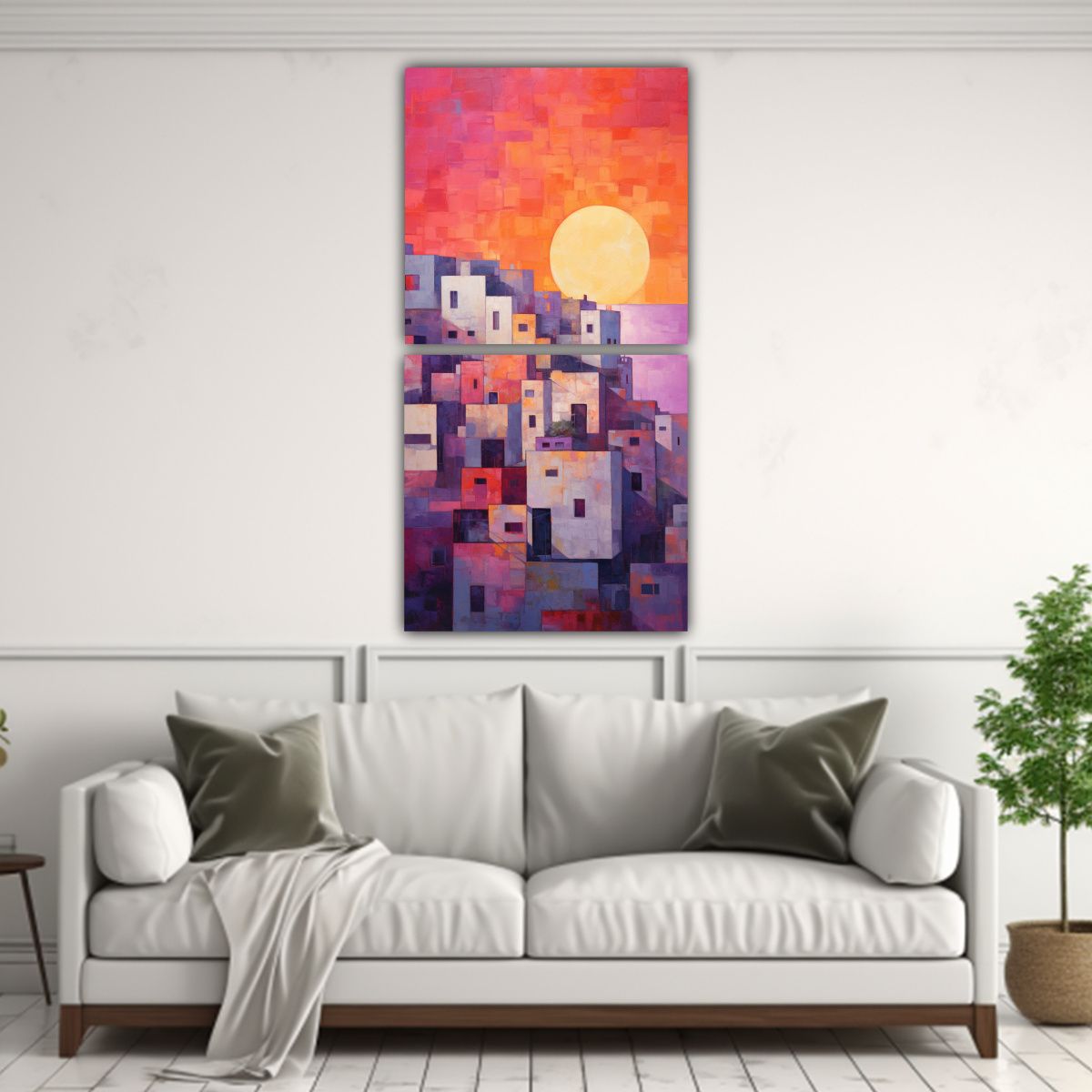 GENERICO - Composiciones Intenso De La Calidez De Un 80x160 Cm