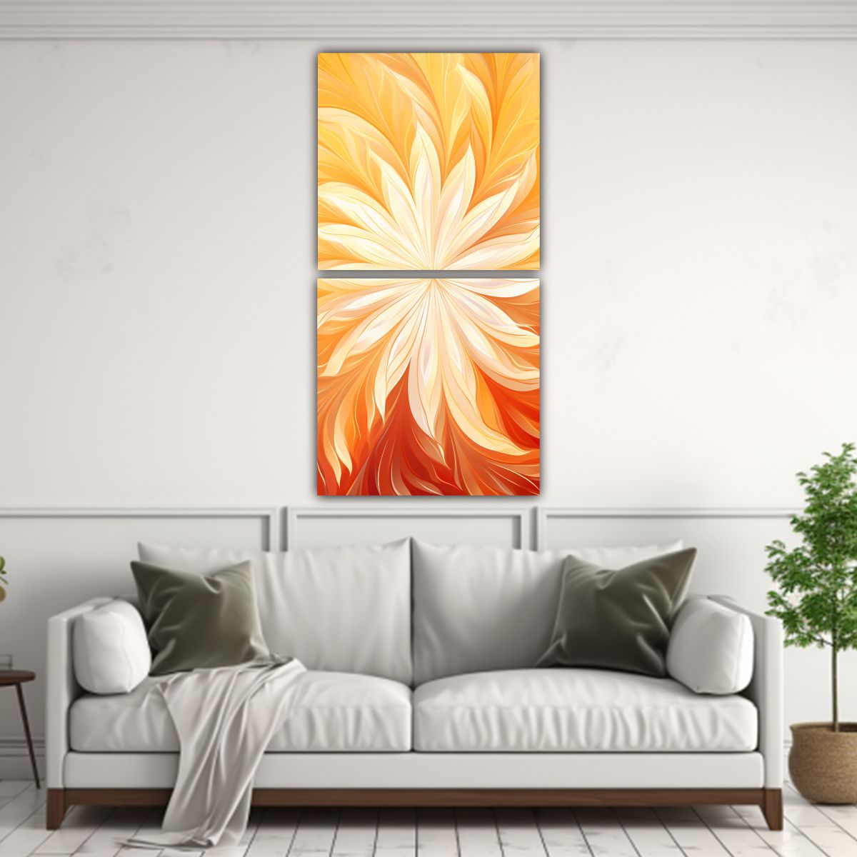 GENERICO - Artes De Pared Decoración Mural Con Patrones 70x140 Cm