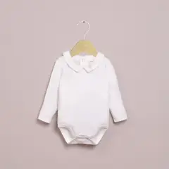 OPALINE - Body blanco de bebé niño