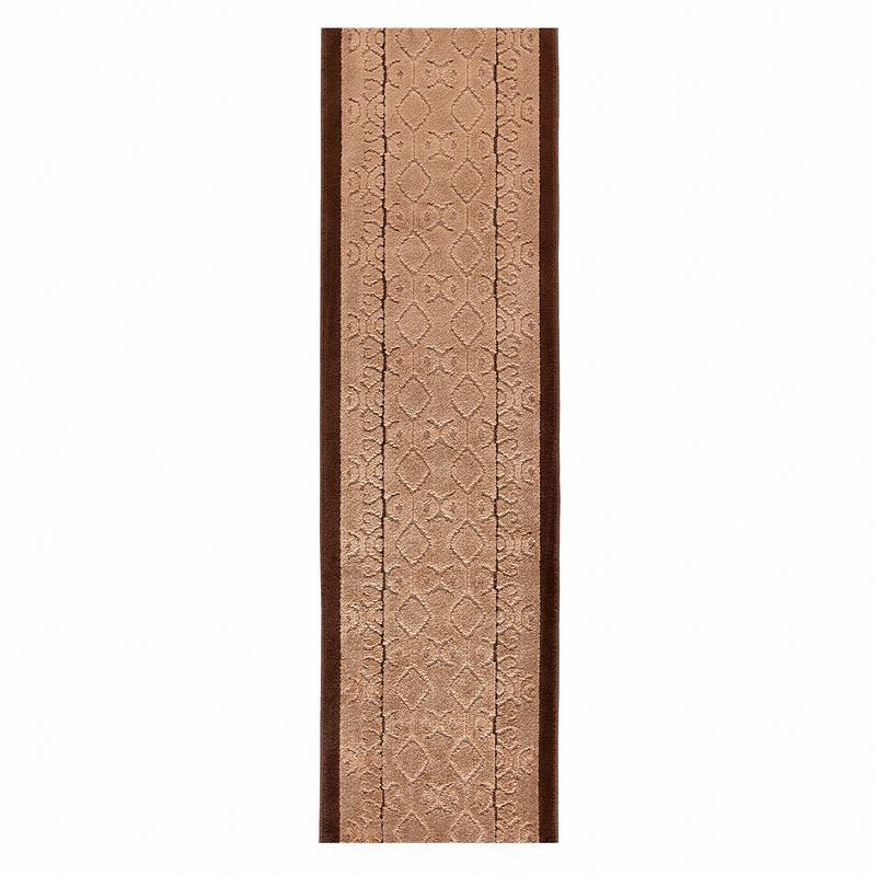 MROTTO - Alfombra Pasillo Cafe 70 cm x 2.30 metros ANTIDESLIZANTE Con Goma
