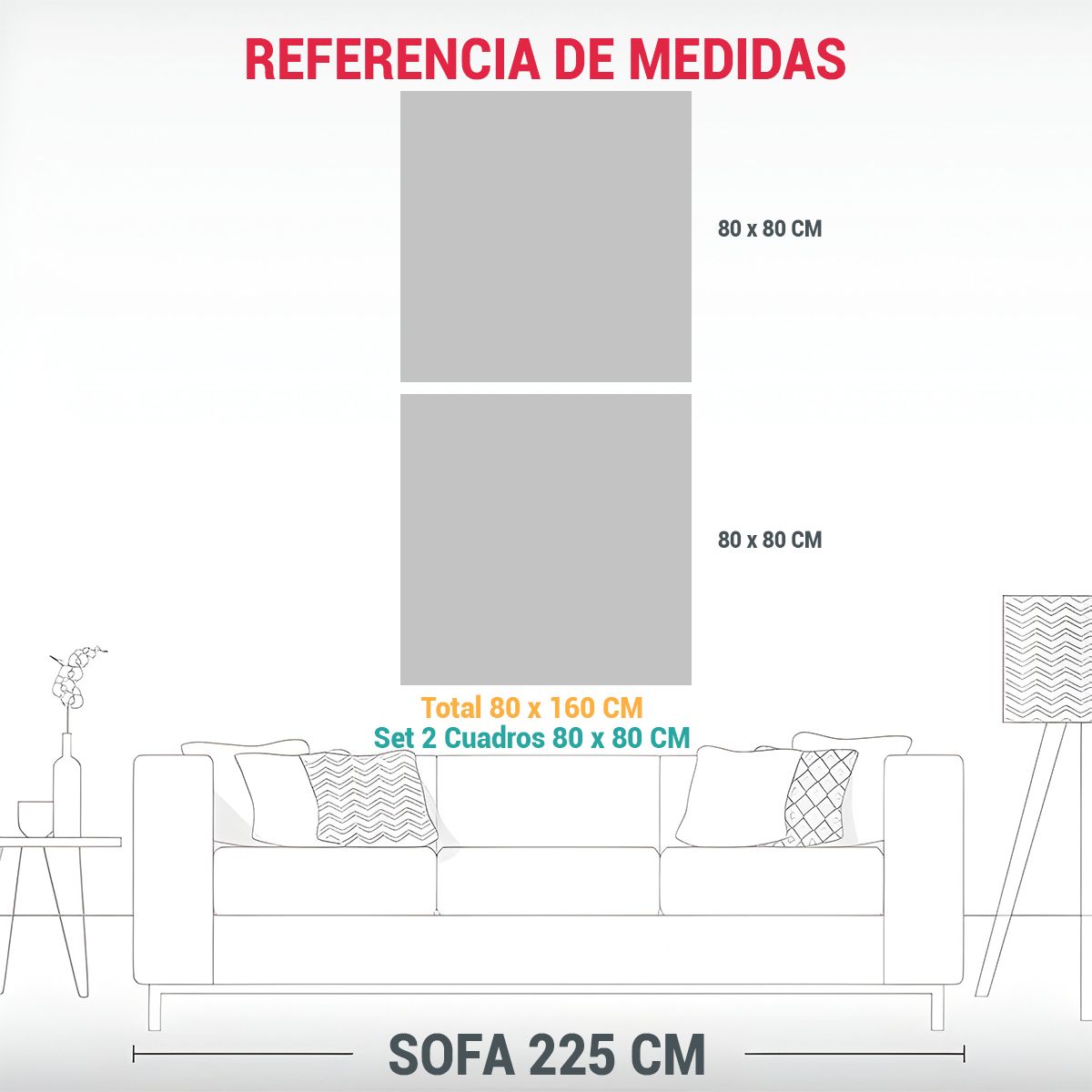 GENERICO - Cuadro Vibrante De Peonías En Ambiente Intenso 80x160 Cm